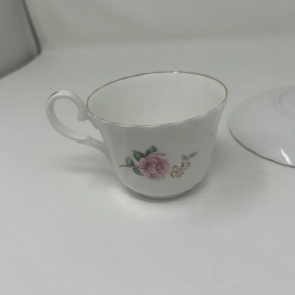 Royal Stuart Fine Bone China Saucer And Tea Cup Set Vintage Pink Floral